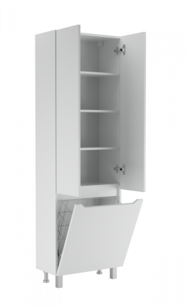 Пенал напольный 60 Мечта без ящика с корзиной для белья 