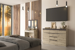 Стол туалетный Тиана, Дуб Бонифаций/Вольфрам